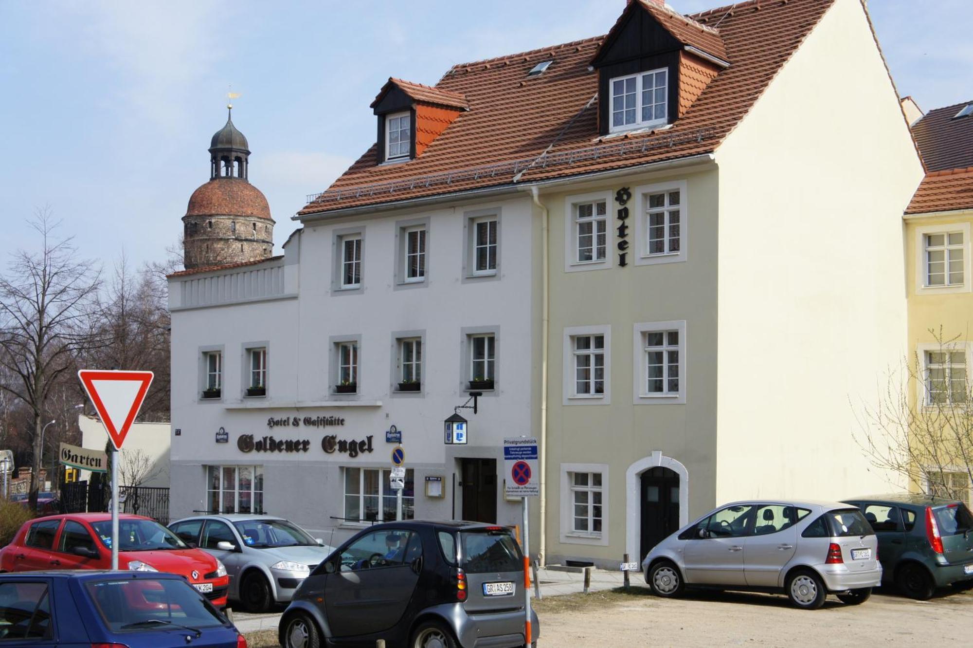 Goldener Engel /Pension Görlitz Buitenkant foto