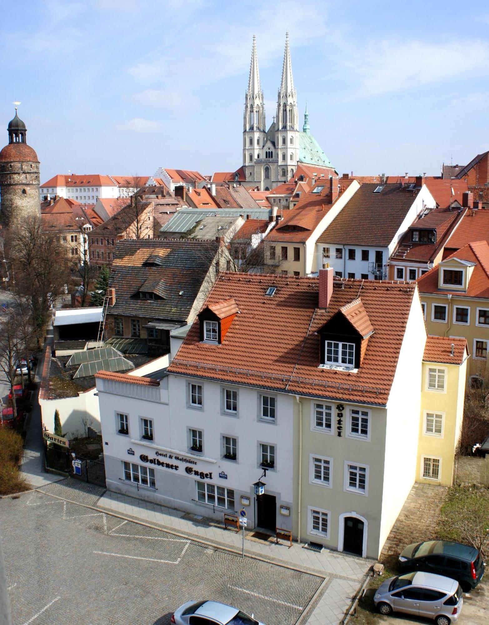 Goldener Engel /Pension Görlitz Buitenkant foto